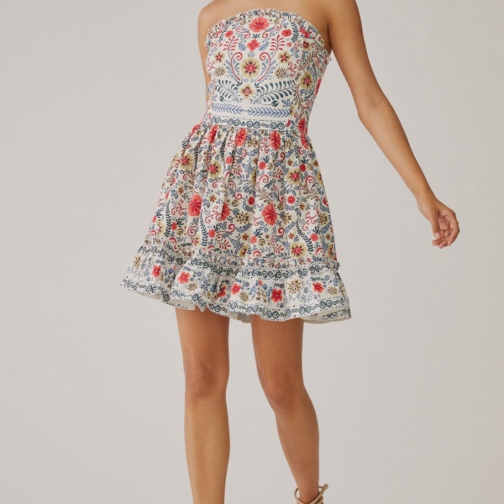 ANTHROPOLOGIE Strapless Dress
